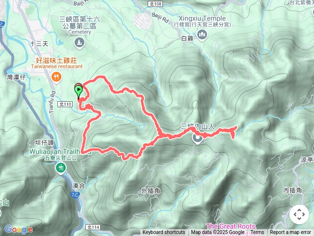 2021-11-14 三峽天福道院~添福山~白雞山~鹿窟尖O繞