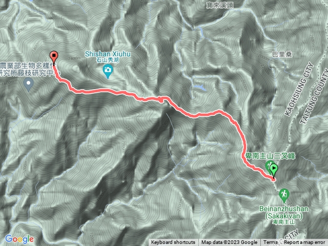 南一段D5-2:三叉營地至貨櫃屋(腰繞溪南山)