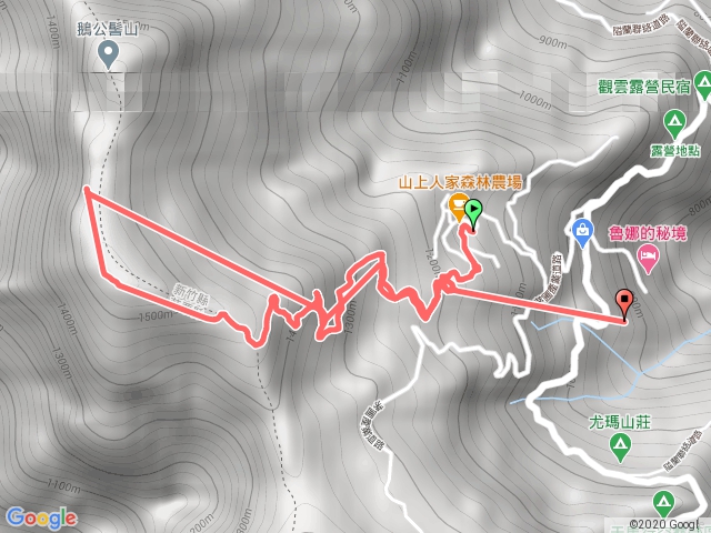 山上人家 鵝公髻山