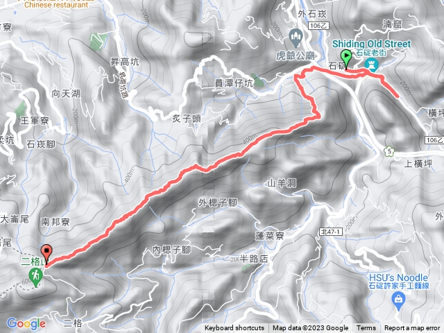 石碇彈弓筆架山