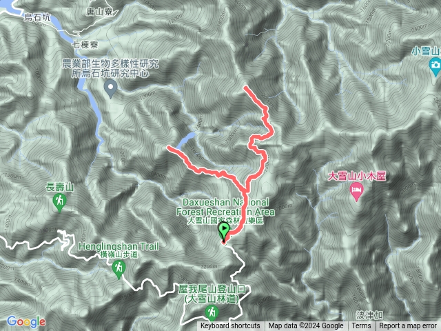 烏石坑山+山椒山(210林道)20240110