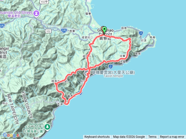 2026-04-26 雪山尾稜全段(8字形)預覽圖