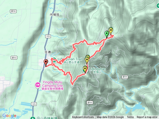 2026/02/20笠頂山-真笠山西南峰