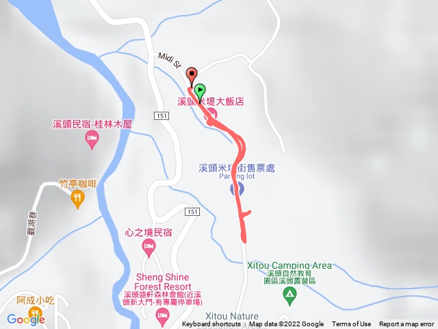 溪頭鳳凰山香蕉園登山口