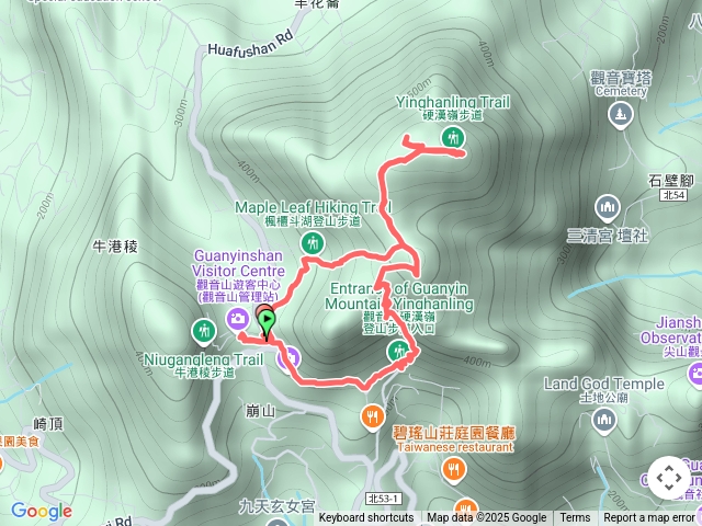 觀音山雨中尋花