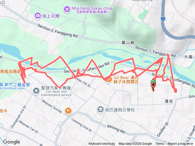 鳳山溪堤防步道健走