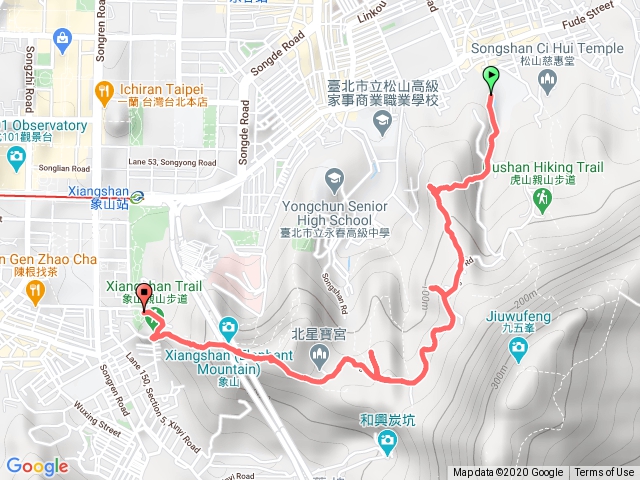 四獸山步道連走