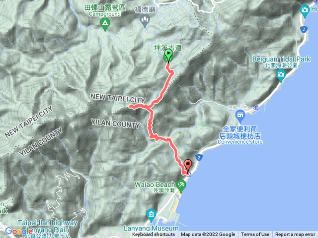 坪溪步道石空古道