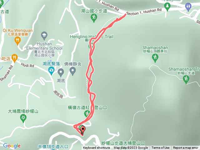 橫嶺古道（爬升健行，下降跑山）