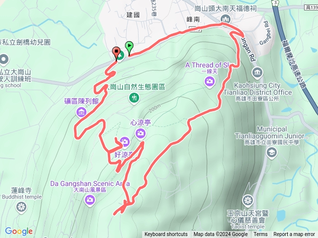 小百岳三角點-高雄-大崗山