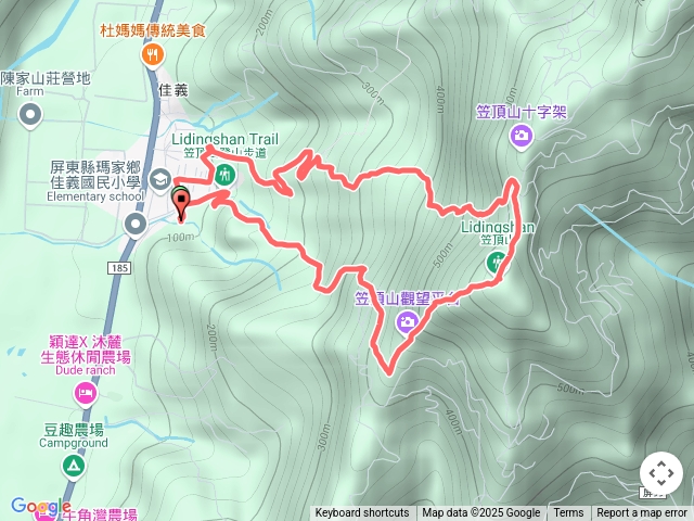 笠頂山四上三下
