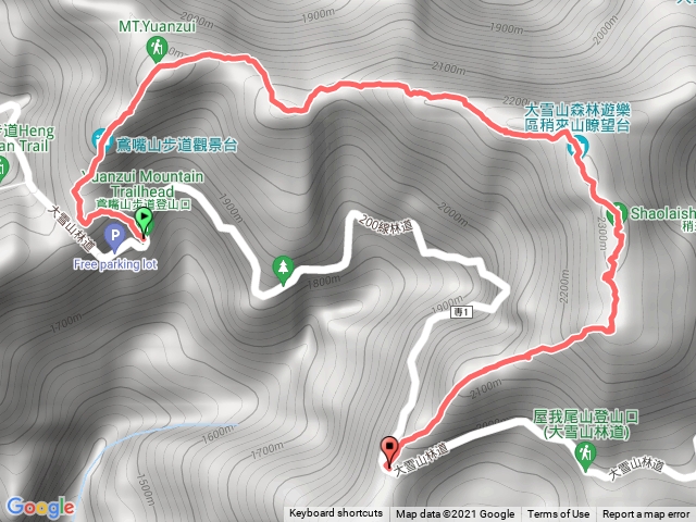 鳶嘴山/稍來山/稍來南峰27k上~30.5k出