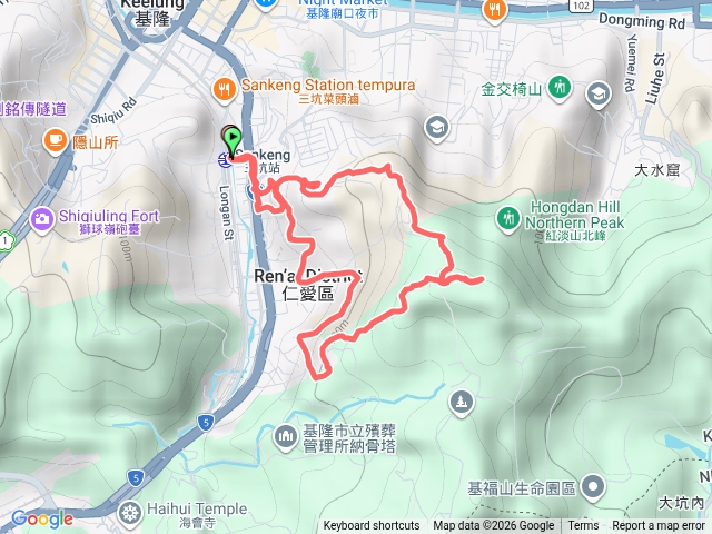 2026-04-08三坑站-寶明寺-扶輪塔-紅淡山-光德宮-南天宮-三坑站預覽圖