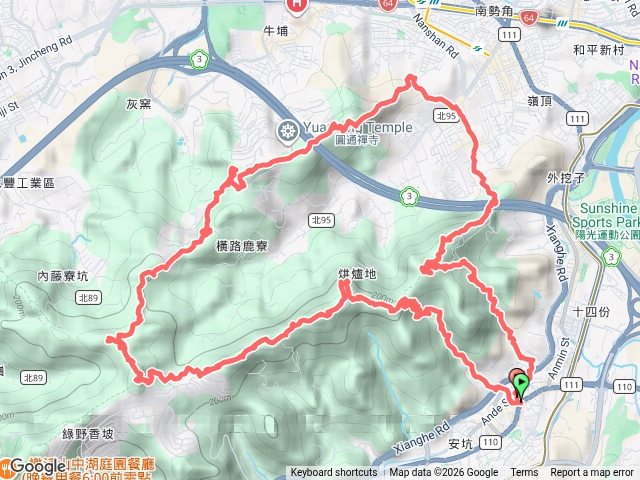 2026微笑山線大縱走尋寶集章任務微笑山線：【天上山系】烘爐地土地公段202608231028預覽圖