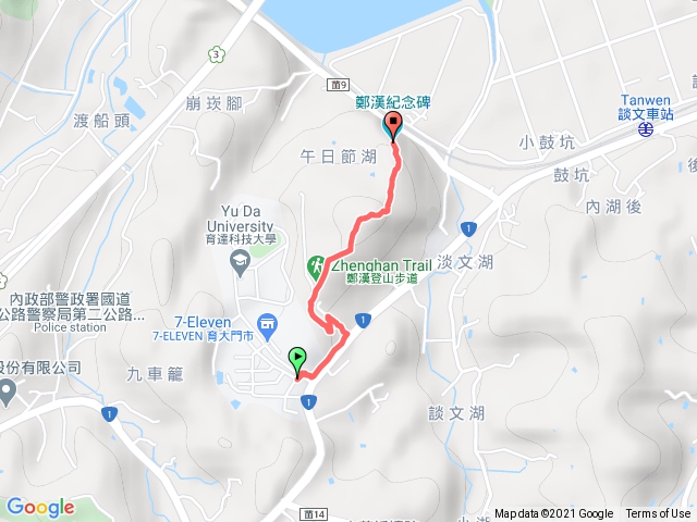 鄭漢步道(育達科大出發)