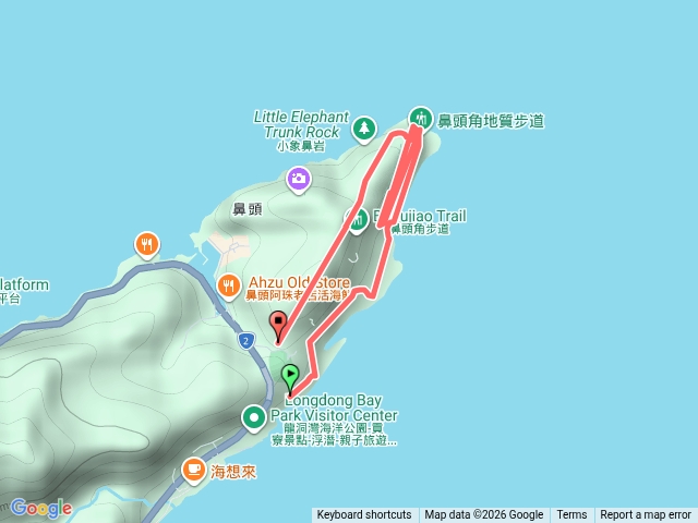鼻頭角步道燈塔環型