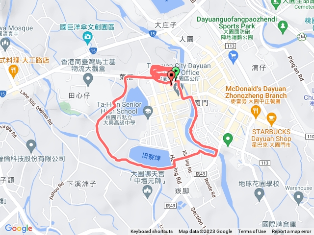 06/30河濱公園華興池健走