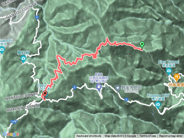 畢羊逆走：鉅東避難小屋～畢祿登山口