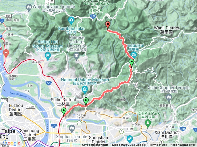 陽明山東西大縱走