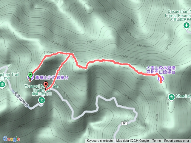 2024-1109_鳶嘴稍來縱走