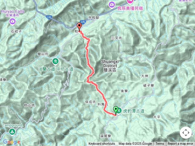 泰平國小-料角坑福德寺-風口鞍部-崩山坑路口-威惠廟
