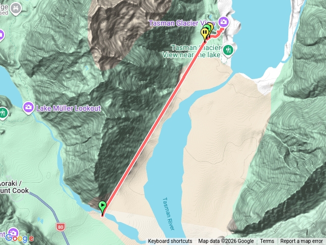 紐西蘭民宿-普卡基湖-紐西蘭的庫克山國家公園（AorakiMountCook）擁有壯麗的冰川與