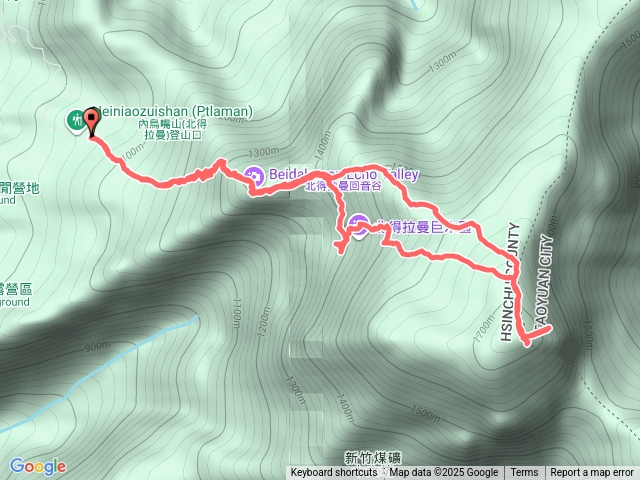 北得拉曼+內鳥嘴山