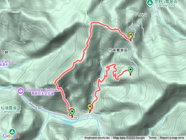 那羅山-那羅山東北峰—煤源山