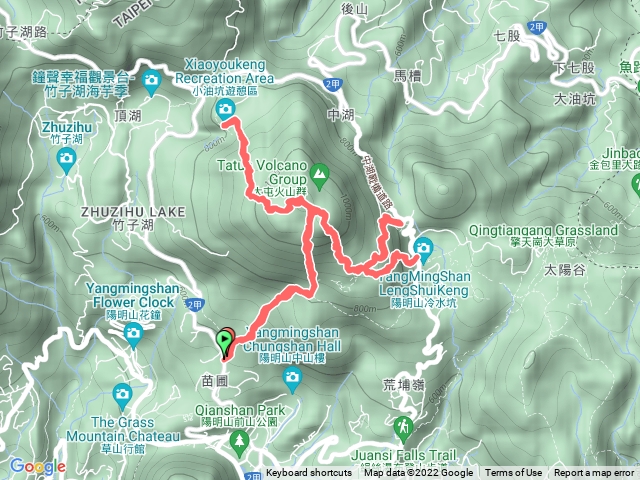 七星山四上四下