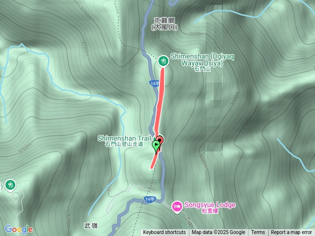 合歡山尖石門山