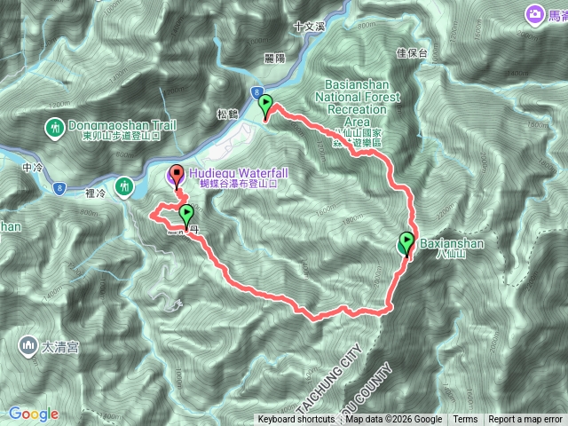 八唐縱走預覽圖