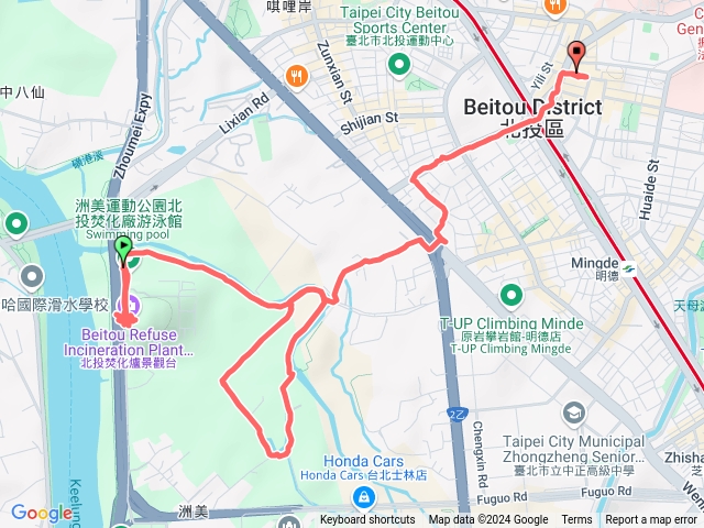 洲美舊雙溪河道五分港溪