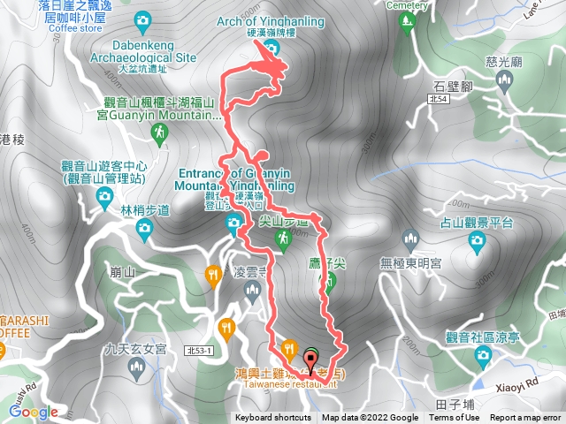 小北叉到硬漢嶺