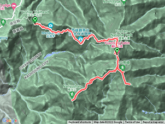 圓峰/小南山/南玉山/玉山南峰/東小南山