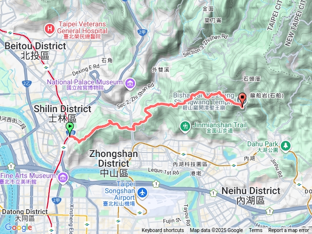 臺北大眾走第五段，劍潭復興電台起登