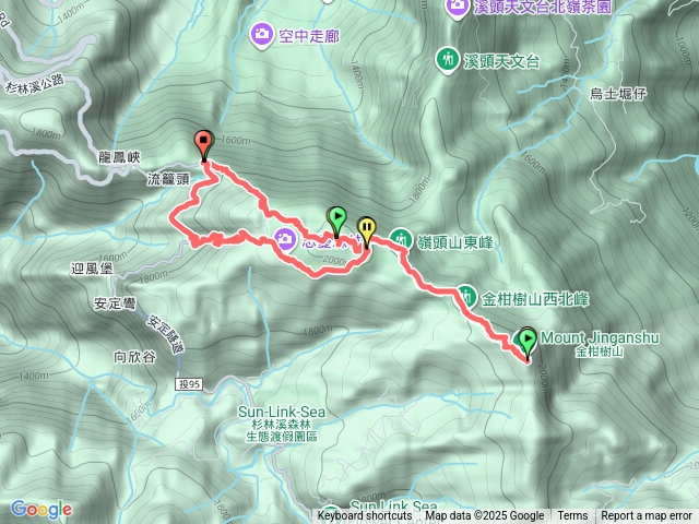 20251116留龍頭嶺頭山金泔樹山忘憂森林