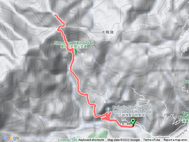 五峰旗停車場到三角崙山