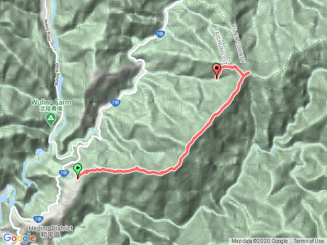 平岩山縱走多加屯前峰