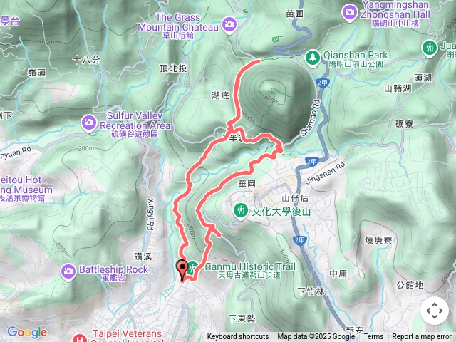 天母古道-橫嶺古道-半嶺步道O繞