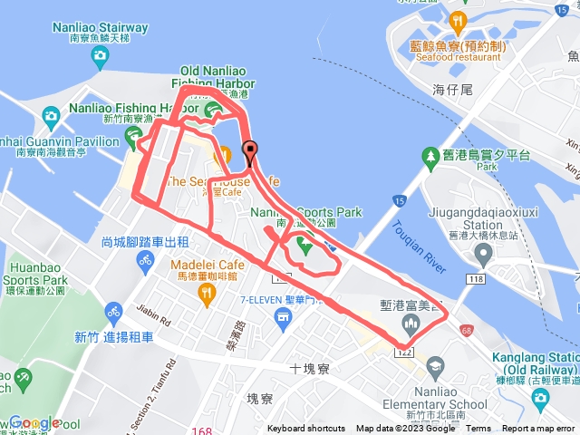 南寮漁港夜跑2