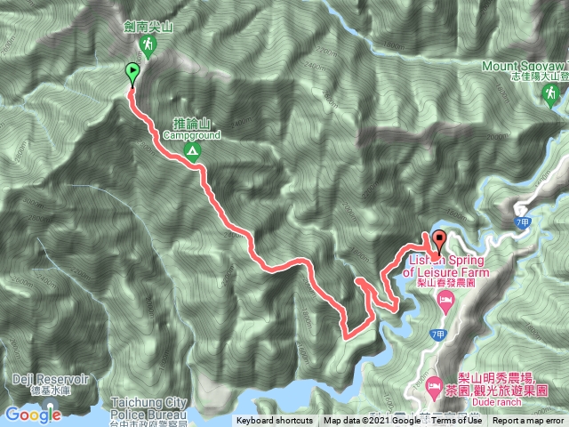 大小劍-油婆蘭營地~油婆蘭山~停車場(第三天)