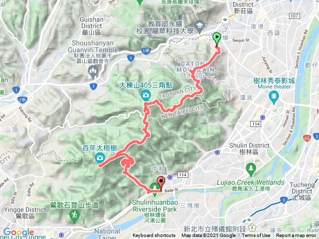 樹林連走龜山