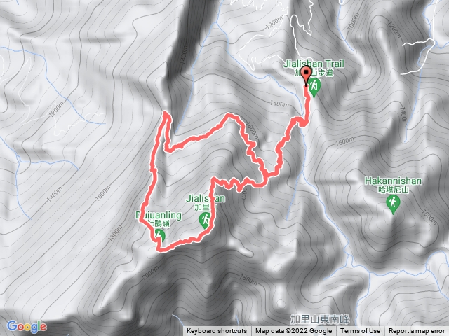 加里山杜鵑嶺縱走