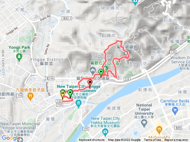 鶯歌石山、牛灶坑山、亀公山