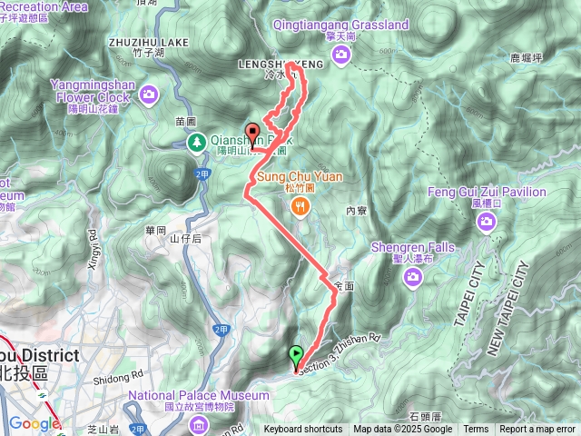 沙崙—》平菁街—〉303-》娟絲瀑布—〉菁山露營區0120