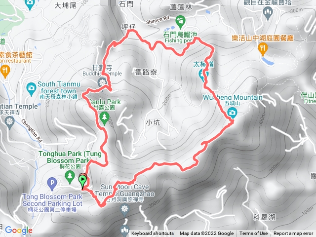 天上山五城山太極嶺甘露寺O型