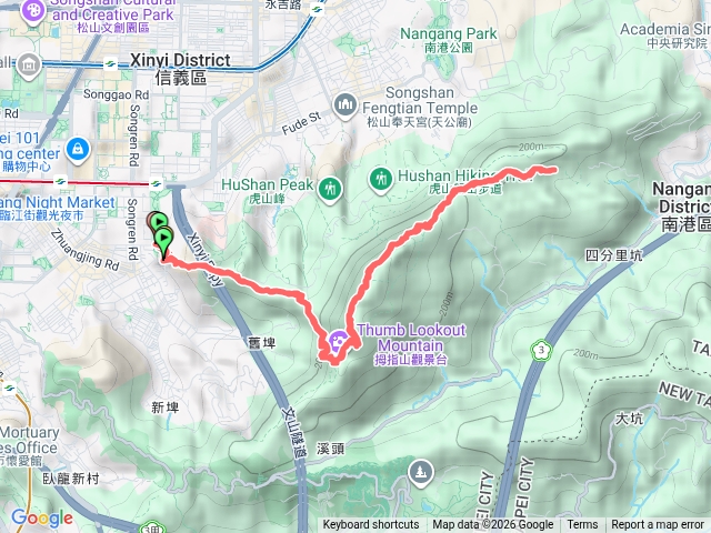 象山公園南港來回預覽圖