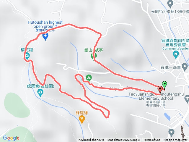 虎頭山試試走不同步道