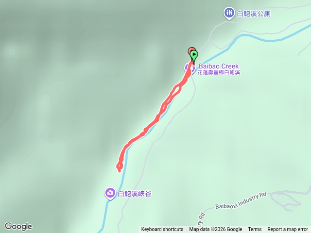 白鮑溪一線天