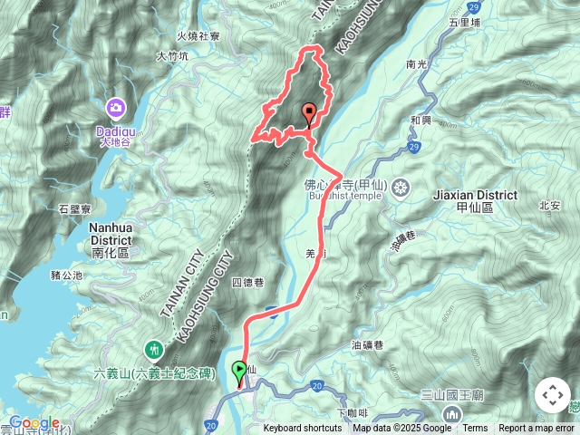 阿里關山、中央尖山、尖山 下十八灣林道
